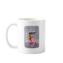 Classy Kitty Cat on pink scooter