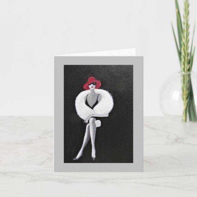 Classy Lady/ Note Card (Front)