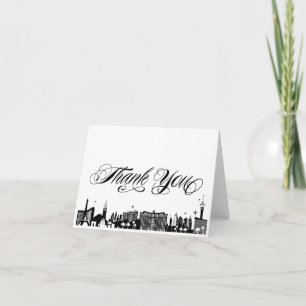 Classy Las Vegas Strip Skyline Carte de remercieme