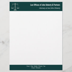Classy LAW OFFICES   Perfect Letterhead