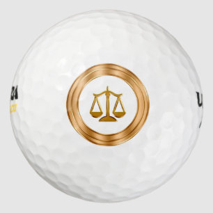 Classy Lawyer Theme Golf Balls