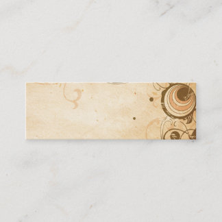 Classy layout mini business card