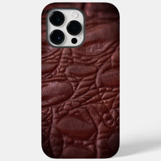Classy Leather Texture Case-Mate iPhone 14 Pro Max Case