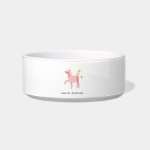 Classy Like a Poodle Mom Ceramic Pet Bowl