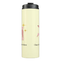 Classy like a Poodle Mom Thermal Tumbler