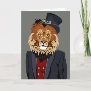 Classy Lion Card