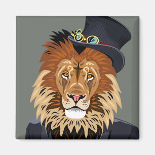 Classy Lion Magnet