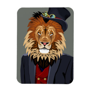 Classy Lion Magnet