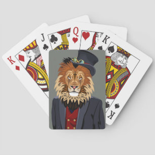 Classy Lion Playing Cards