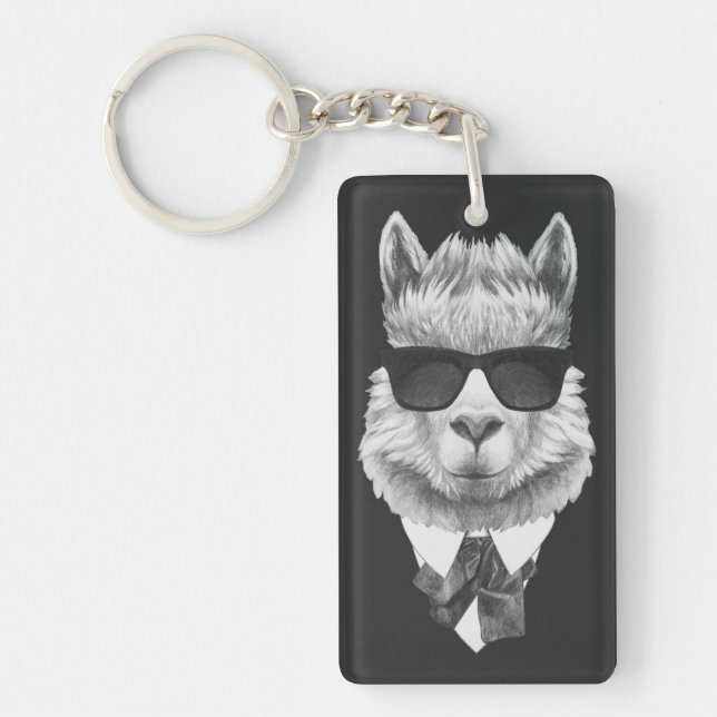 Classy Llama Keychain (Front)