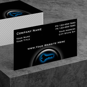 Classy Locksmith Business Cards