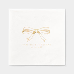 Classy Main Tirée Bow Mariage Gold