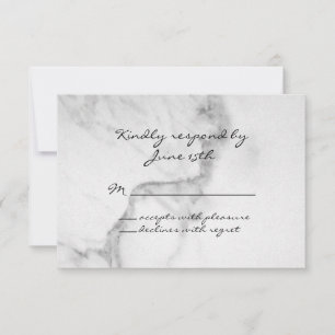 Classy Marble RSVP