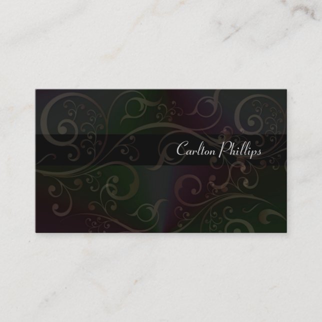 Classy Marketing Consultant business cards (Front)