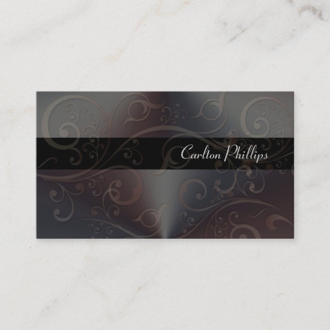 Classy Marketing Consultant business cards (Front)