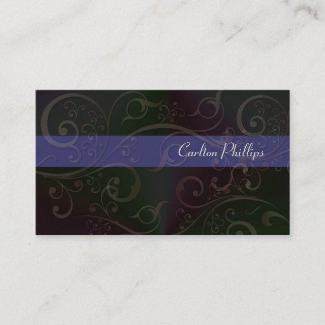 Classy Marketing Consultant  DIY colour Business Card (Front)