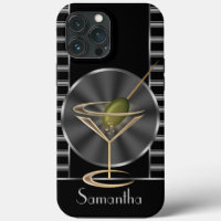 Classy Martini Cocktail Glass Personalized