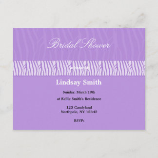 Classy Mauve Bridal Shower Invitation