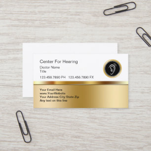 Classy Medical Hearing Centre Business Card