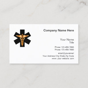 Classy Medical Logo Template Hospital Business Card