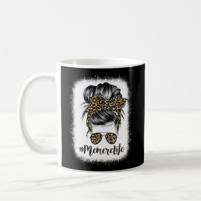 Classy Memere Life With Leopard Pattern Shades  Coffee Mug (Left)