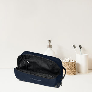 Classy Men's Monogrammed Personalized Dopp Kit
