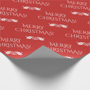 Classy "MERRY CHRISTMAS!" Wrapping Paper