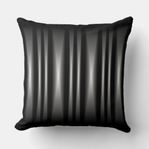 Classy Modern Black and White Pattern Throw Pillow