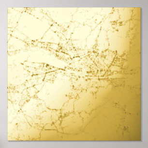 Classy & Modern Elegant Gift Map of Florence Italy Foil Prints