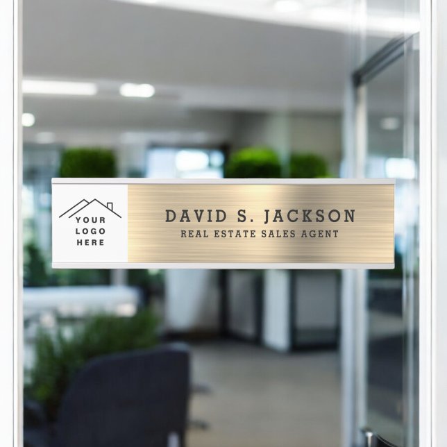Classy Modern Executive Gold Professional  Door Sign (Creator Uploaded)