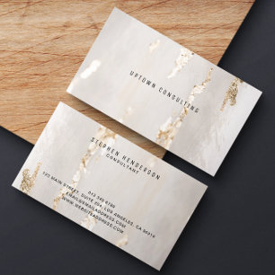 Classy Modern Gold Foil Business Card