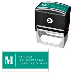 Classy Modern Minimalist Return Address Self-inking Stamp