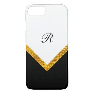 Classy Modern Monogram Style iPhone 8/7 Case