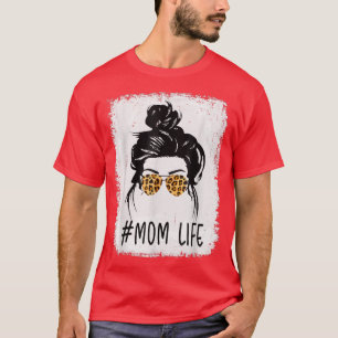 Classy Mom Life with Leopard Pattern Shades Cool M T-Shirt