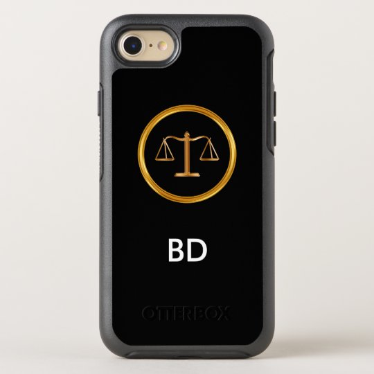 Classy Monogram Attorney OtterBox Symmetry iPhone 8/7 Case