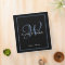 Classy Monogram Black & Dusty Blue Chic Wedding