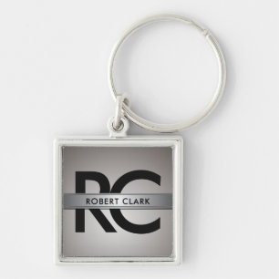 Classy Monogram Keychain