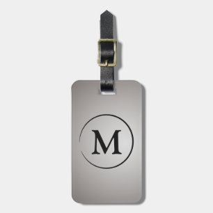 Classy Monogram Luggage Tag