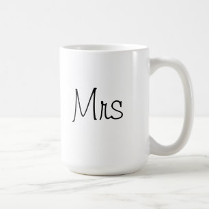 Classy Mrs Coffee Cup for Wife or Bride to Be