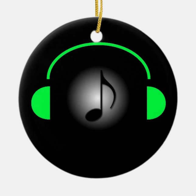 Classy Music Ornament (Front)