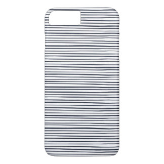 Classy Navy Watercolor Stripes iPhone 8 Plus/7 Plus Case