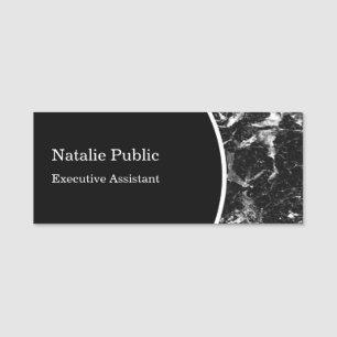 Classy Office Executive Assistant Name Tag