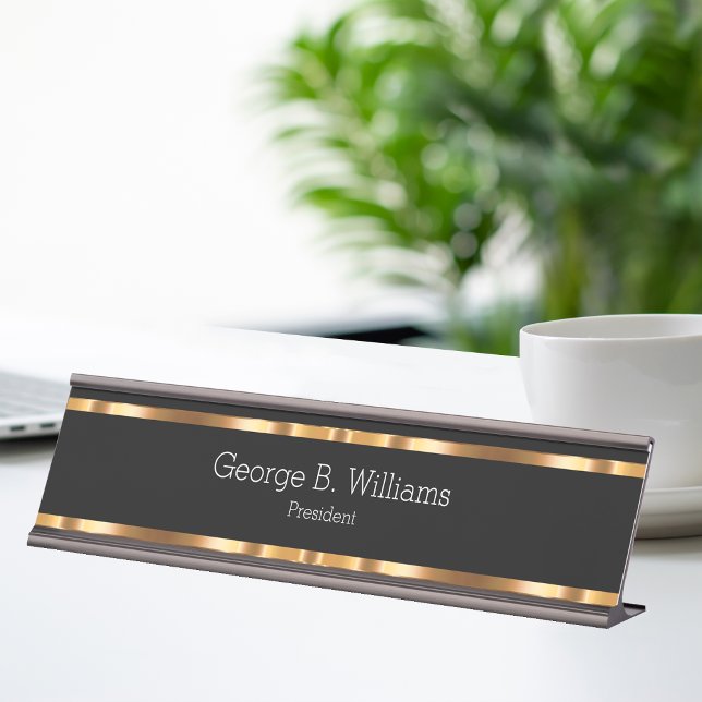 Classy Office Executive Desk Name Plate (Creator Uploaded)