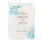 Classy Ombre Teal Wedding Invitations
