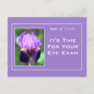Classy Optometry Eye Exam Appointment Reminder Postcard
