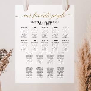 Classy Our Favourite 18 Table Seating Chart 