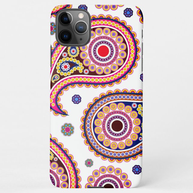 Classy Paisley Designs iPhone Case (Back)