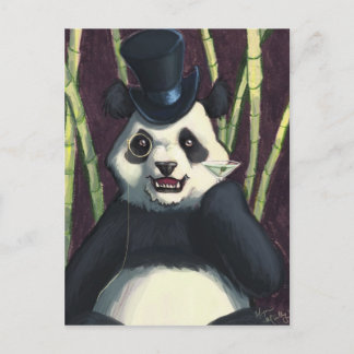 Classy Panda Postcard