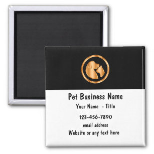 Classy Pet Service Trendy Business Magnets