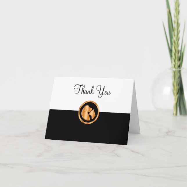 Classy Pet Thème Merci Cartes (Devant)